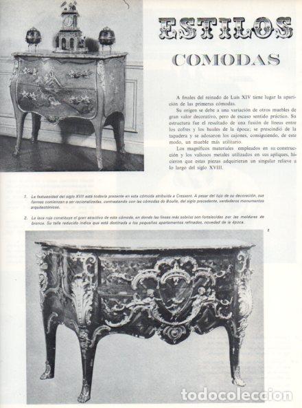 Outros artigos de papel: LAMINA V55931: Comoda atribuida a Cressent