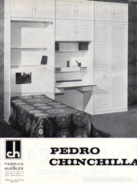 Outros artigos de papel: LAMINA V55962: Publicidad Pedro Chinchilla fabrica de muebles