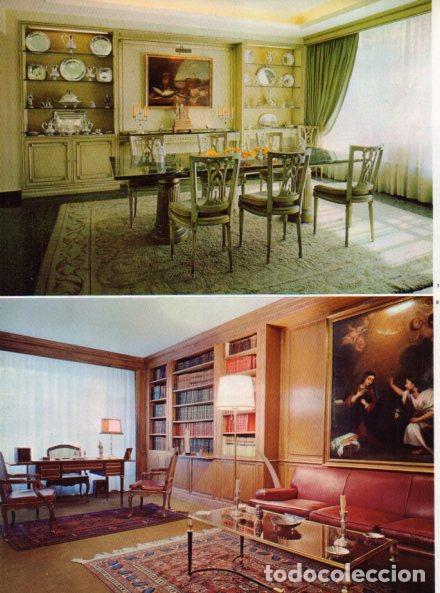 Outros artigos de papel: LAMINA V55967: Casa del Doctor Clavero Nu&ntilde;ez en Madrid, comedor y despacho