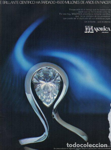 Otros art&iacute;culos de coleccionismo en papel: LAMINA V55986: Publicidad Majorica brillante cientifico