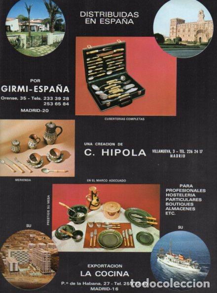 Otros art&iacute;culos de coleccionismo en papel: LAMINA V56013: Publicidad Girmi Espa&ntilde;a