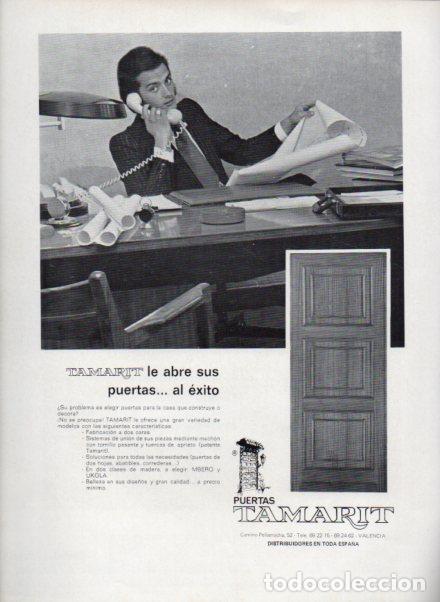 Otros art&iacute;culos de coleccionismo en papel: LAMINA V56018: Publicidad Puertas Tamarit
