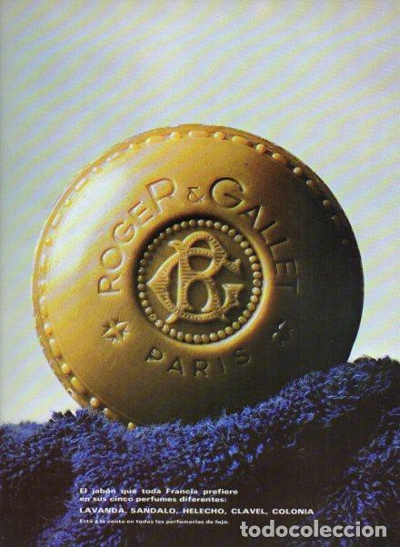 Otros art&iacute;culos de coleccionismo en papel: LAMINA V56038: Publicidad Roger Gallet jabon