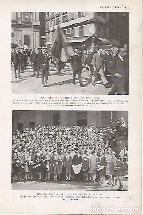 Otros art&iacute;culos de coleccionismo en papel: LAMINA BLANCO Y NEGRO 8170: Traslado de la bandera del Somaten de 1793 en Barcelona - Varios