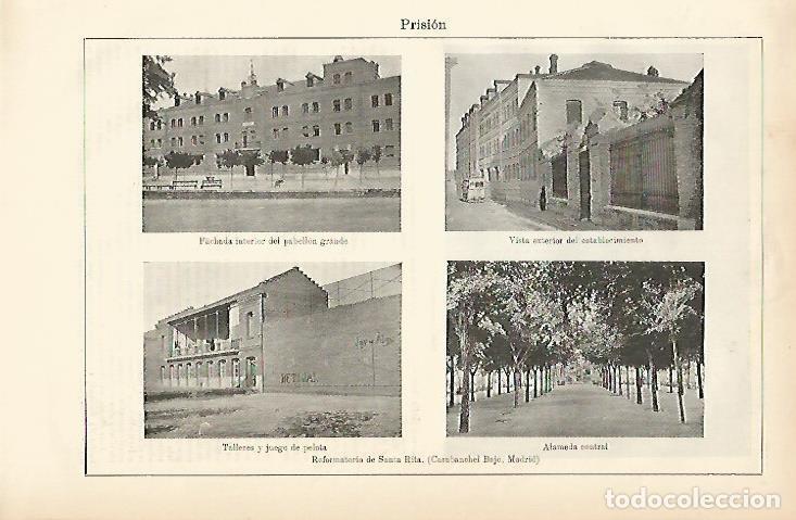 Otros art&iacute;culos de coleccionismo en papel: LAMINA ESPASA 3632: Reformatorio de Santa Rita Madrid - Varios Autores