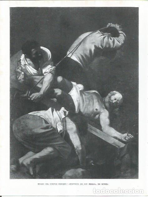Otros art&iacute;culos de coleccionismo en papel: LAMINA 21848: Martirio de San Pedro, por Ribera - Joan Fuster