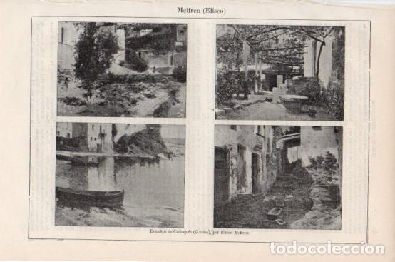 Outros artigos de papel: LAMINA V43760: Estudios de Cadaques por Eliseo Meifren - Varios