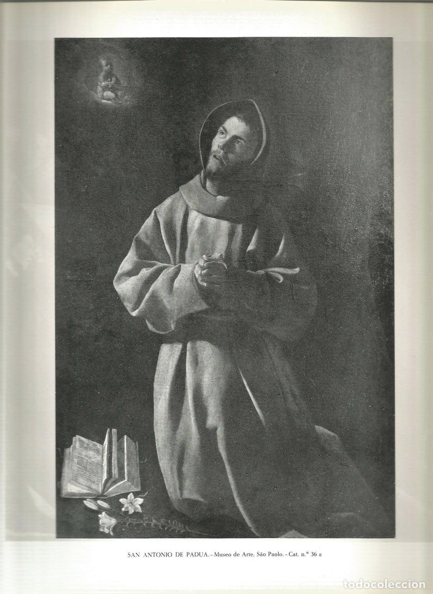 Outros artigos de papel: Lamina 014: Zurbaran. San Antonio de Padua - Ramon Torres Mart&iacute;n