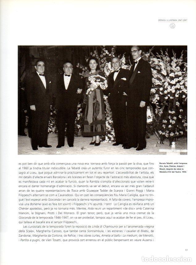 Collectionnisme Papier divers: LAMINA V28540: Teatre del Liceu. Renata Tebaldi rep la Medalla d'Or 1954 - Varios
