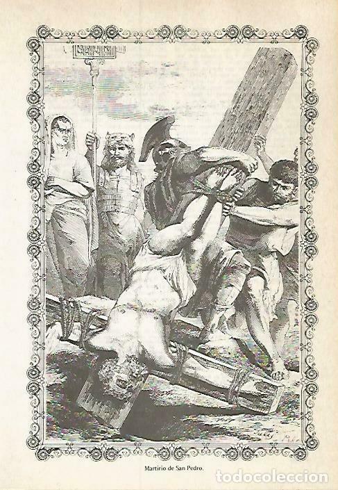 Collectionnisme Papier divers: LAMINA 14604: Martirio de San Pedro - VVAA