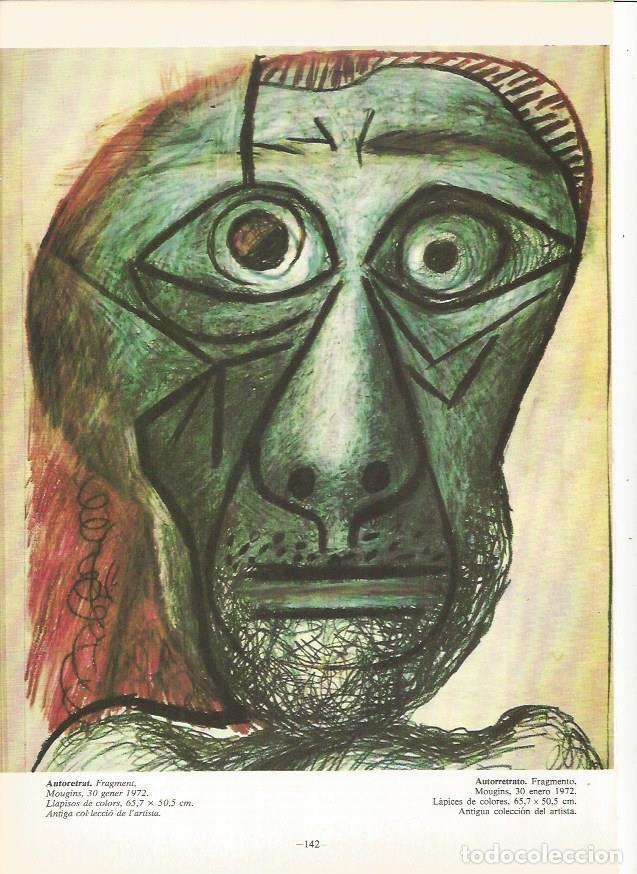 Collectionnisme Papier divers: LAMINA 19042: Autorretrato de Picasso del a&ntilde;o 1972 - Alexandre Cirici