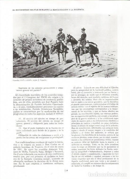 Collectionnisme Papier divers: LAMINA 23436: Guardia Civil a caballo, por J. Cusachs - Varios