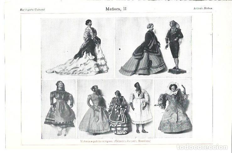 Otros art&iacute;culos de coleccionismo en papel: LAMINA ESPASA 39945: Mu&ntilde;ecas de la Colecci&oacute;n Junyent de Barcelona - Varios