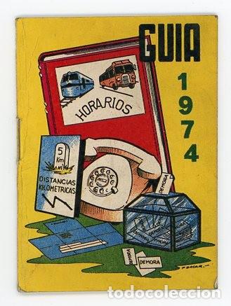 Otros art&iacute;culos de coleccionismo en papel: ASTURIAS. GUIA HORARIOS Y MAS. 1974