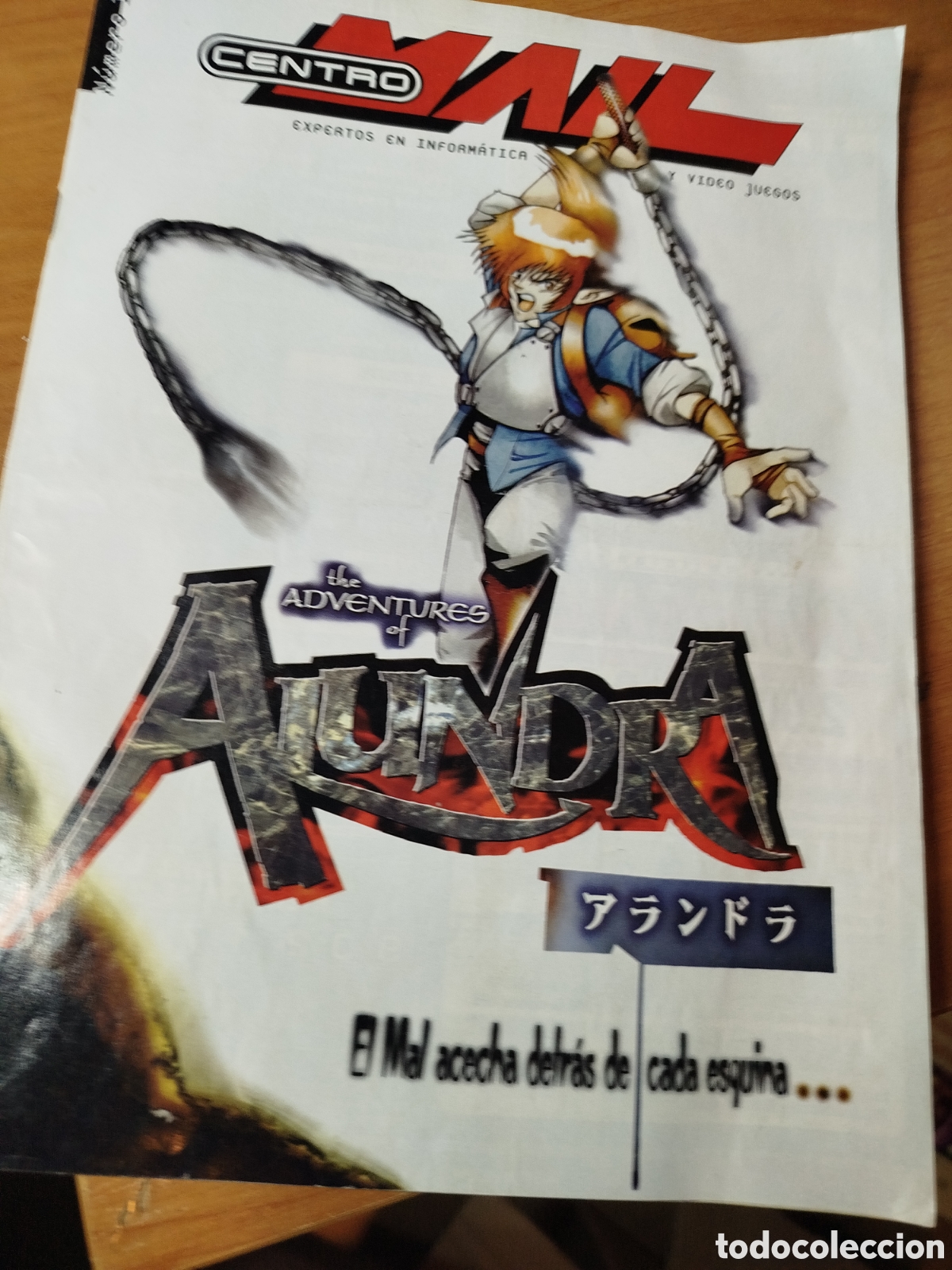 Otros art&iacute;culos de coleccionismo en papel: Centro mail 12. Dragon ball. PlayStation. Nintendo. Todo videojuegos. Alundra