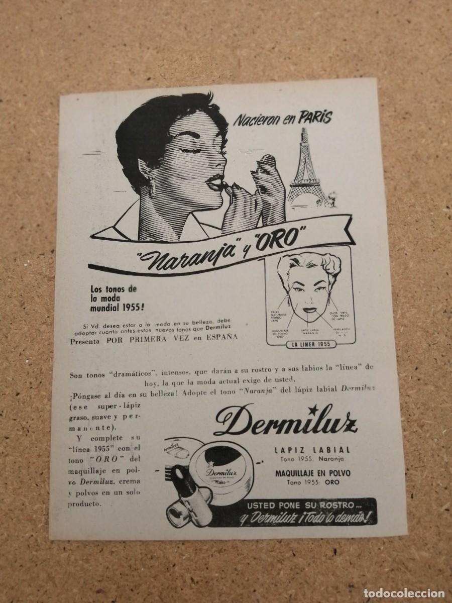 Otros art&iacute;culos de coleccionismo en papel: ANUNCIO. DERMILUZ, LAPIZ LABIAL