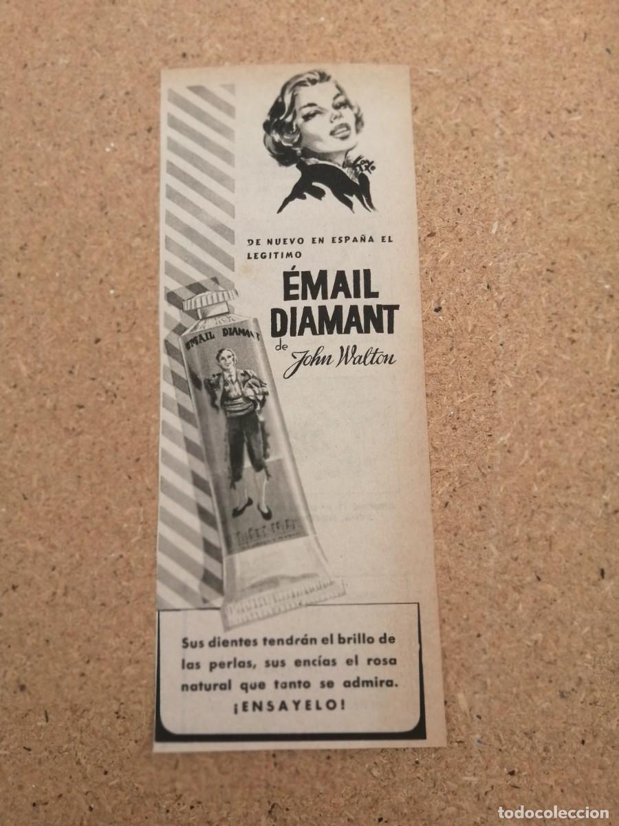 Otros art&iacute;culos de coleccionismo en papel: ANUNCIO. EMAIL DIAMANT