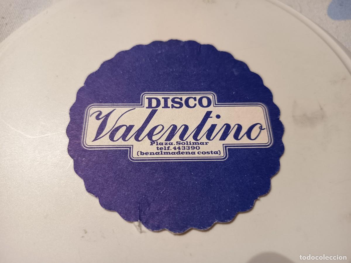 Otros art&iacute;culos de coleccionismo en papel: POSAVASOS DISCO NEW VALENTINO-BENALMADENA-MALAGA
