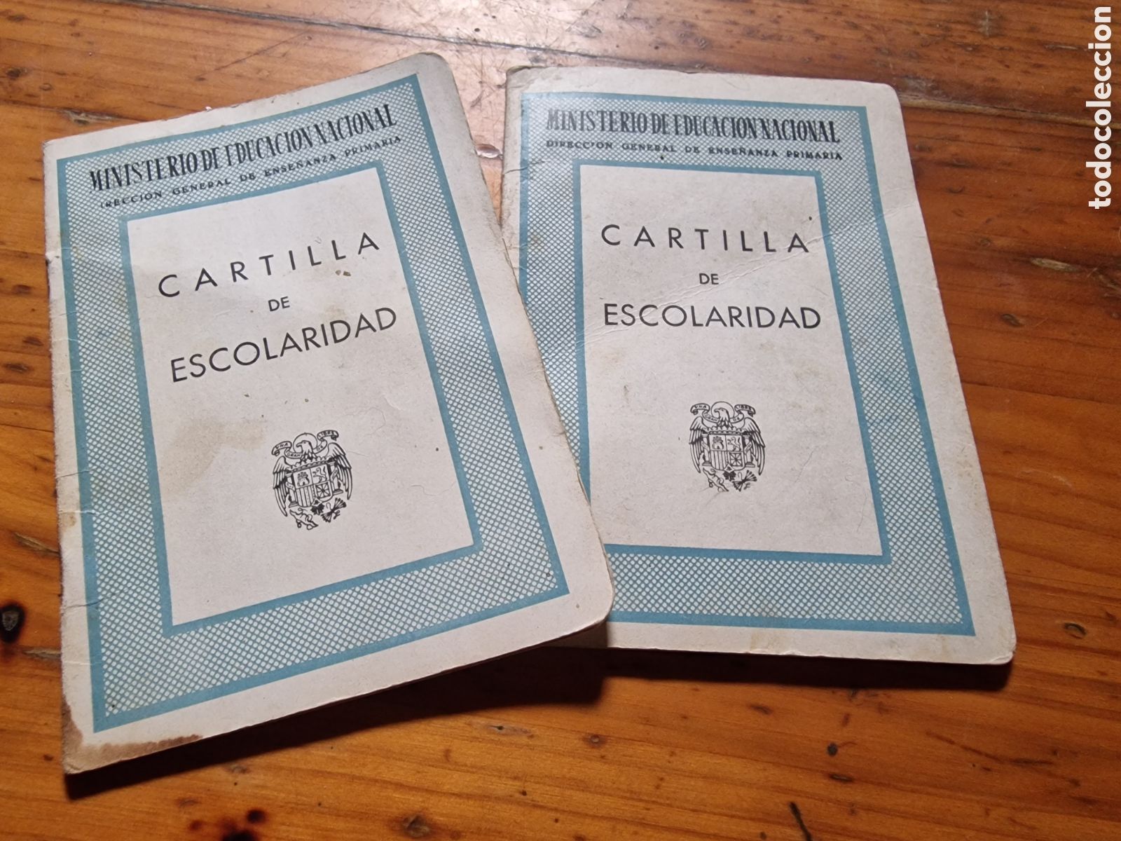 Otros art&iacute;culos de coleccionismo en papel: Lote 2 cartillas escolaridad,a&ntilde;os 50