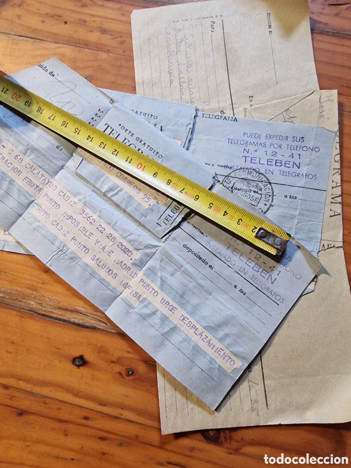 Paper Collecting Others: Viejos telegramas del a&ntilde;o 56,ver fotos