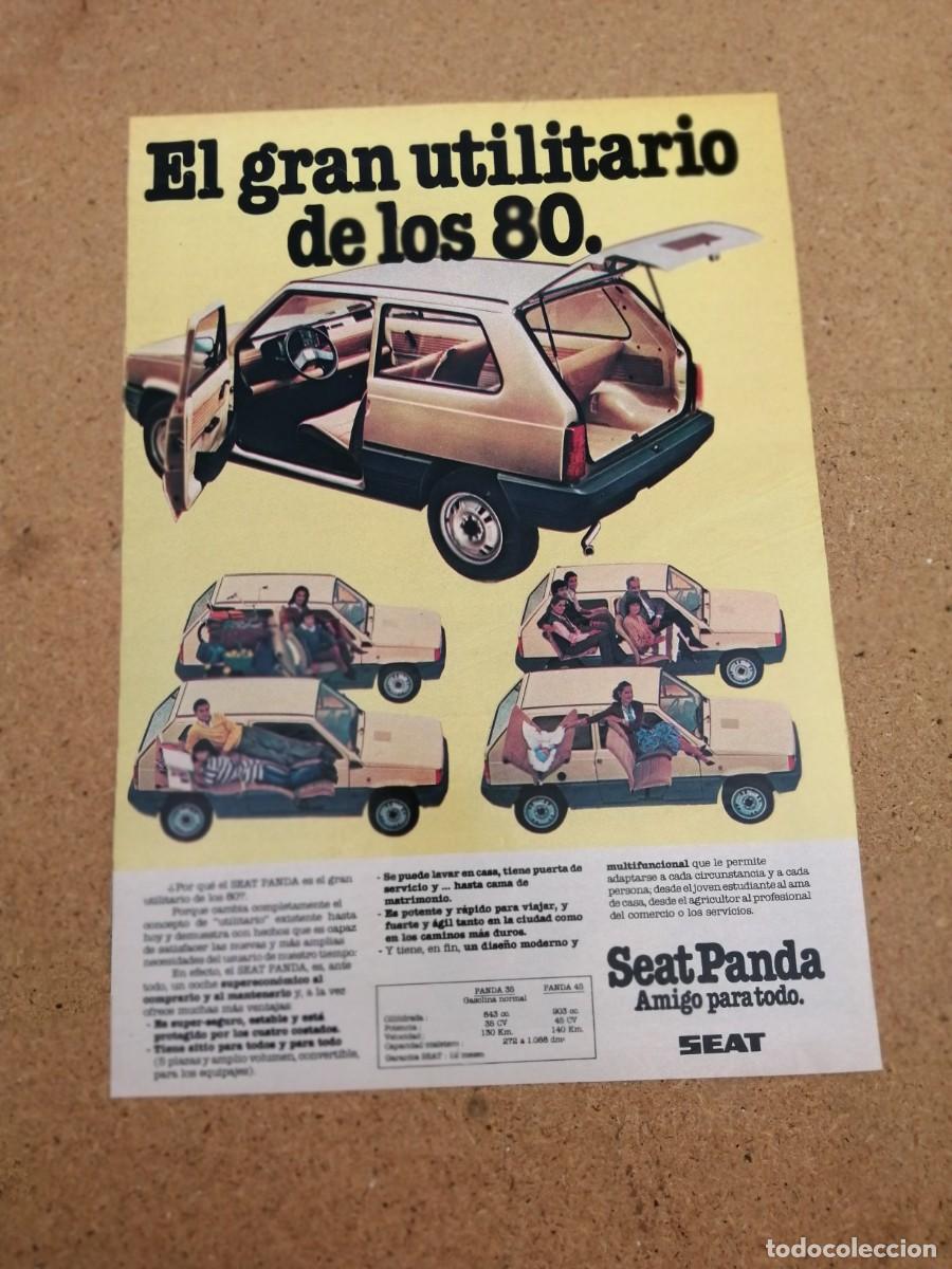Otros art&iacute;culos de coleccionismo en papel: ANUNCIO. SEAT PANDA.