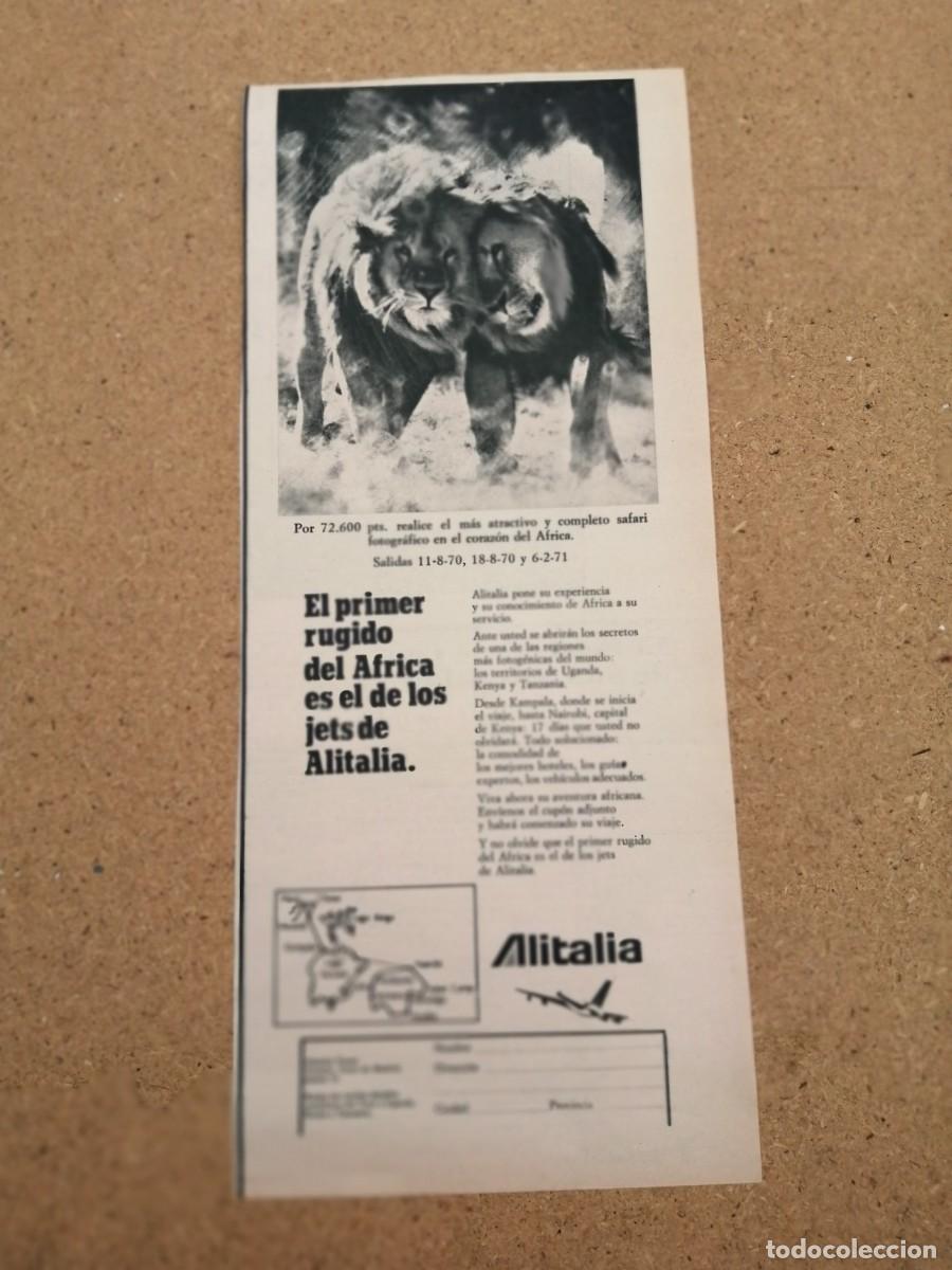 Otros art&iacute;culos de coleccionismo en papel: ANUNCIO. AITALIA....