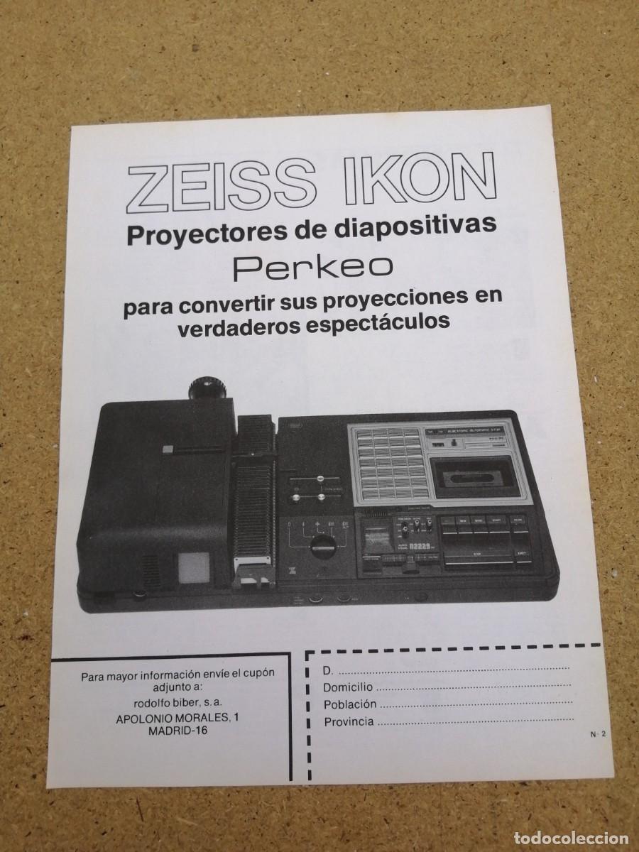 Otros art&iacute;culos de coleccionismo en papel: ANUNCIO. PROYECTOR DE DIAPOSITIVAS ZEISS IKON