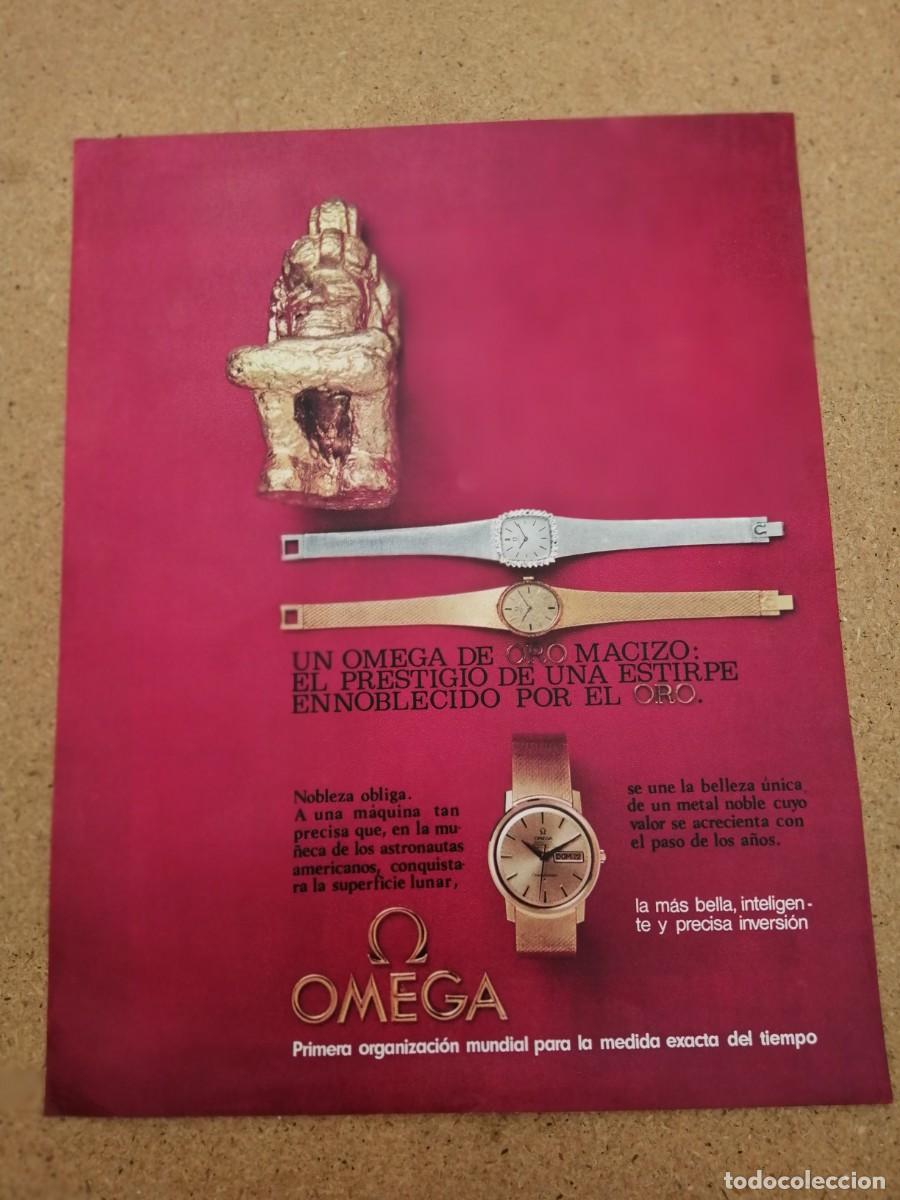 Otros art&iacute;culos de coleccionismo en papel: ANUNCIO. RELOJES OMEGA