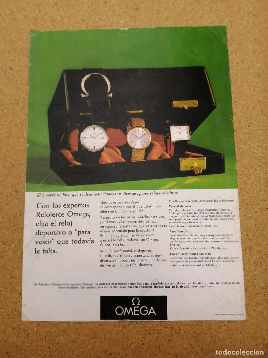 Otros art&iacute;culos de coleccionismo en papel: ANUNCIO. RELOJES OMEGA