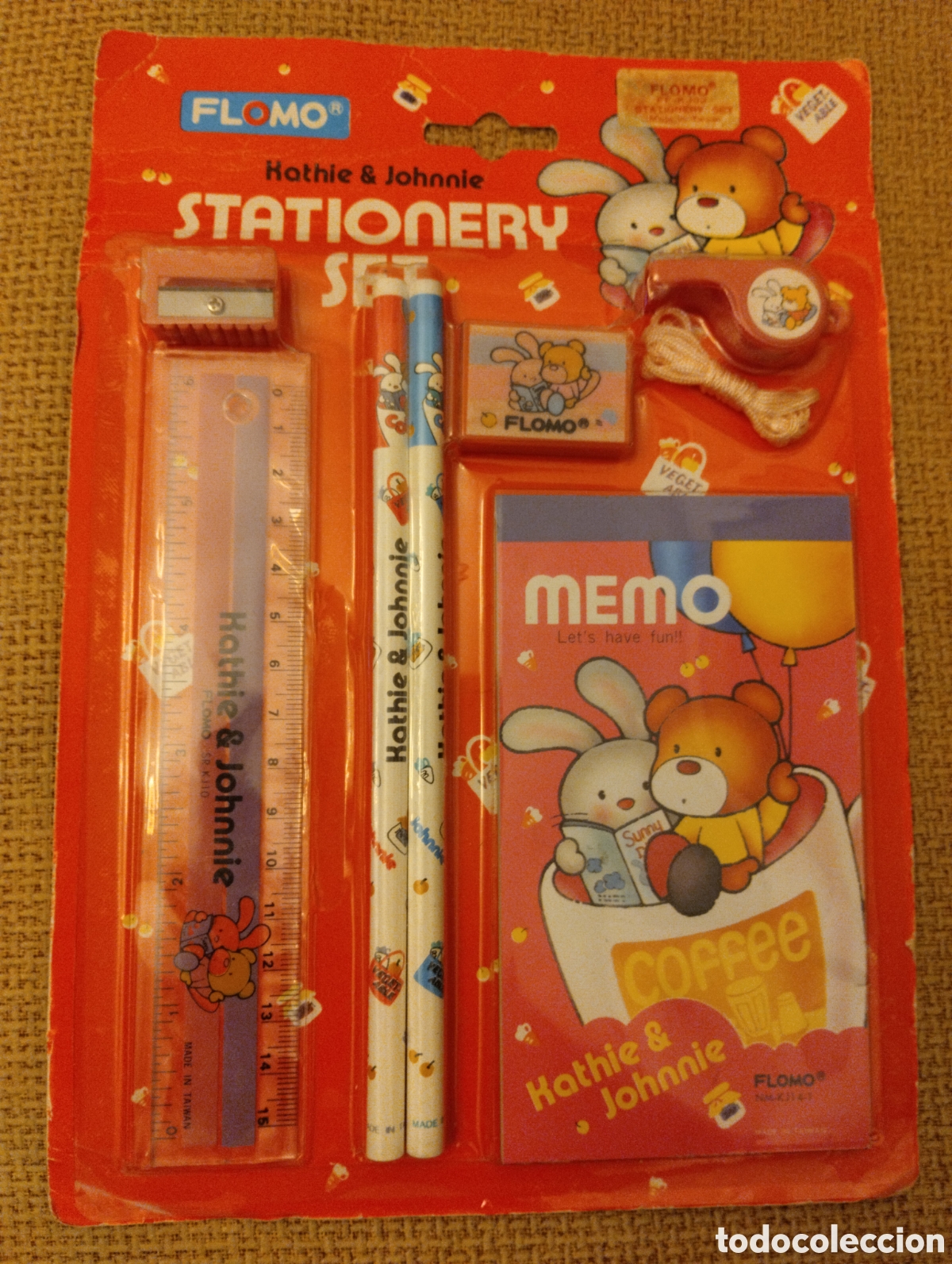 Otros art&iacute;culos de coleccionismo en papel: Set de Papeler&iacute;a vintage FLOMO