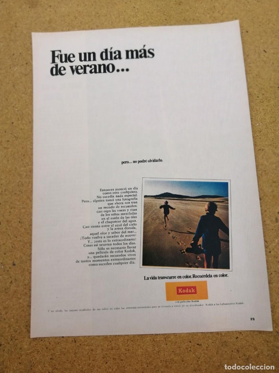 Otros art&iacute;culos de coleccionismo en papel: ANUNCIO. KODAK, LA VIDA TRANSCURRE EN COLOR