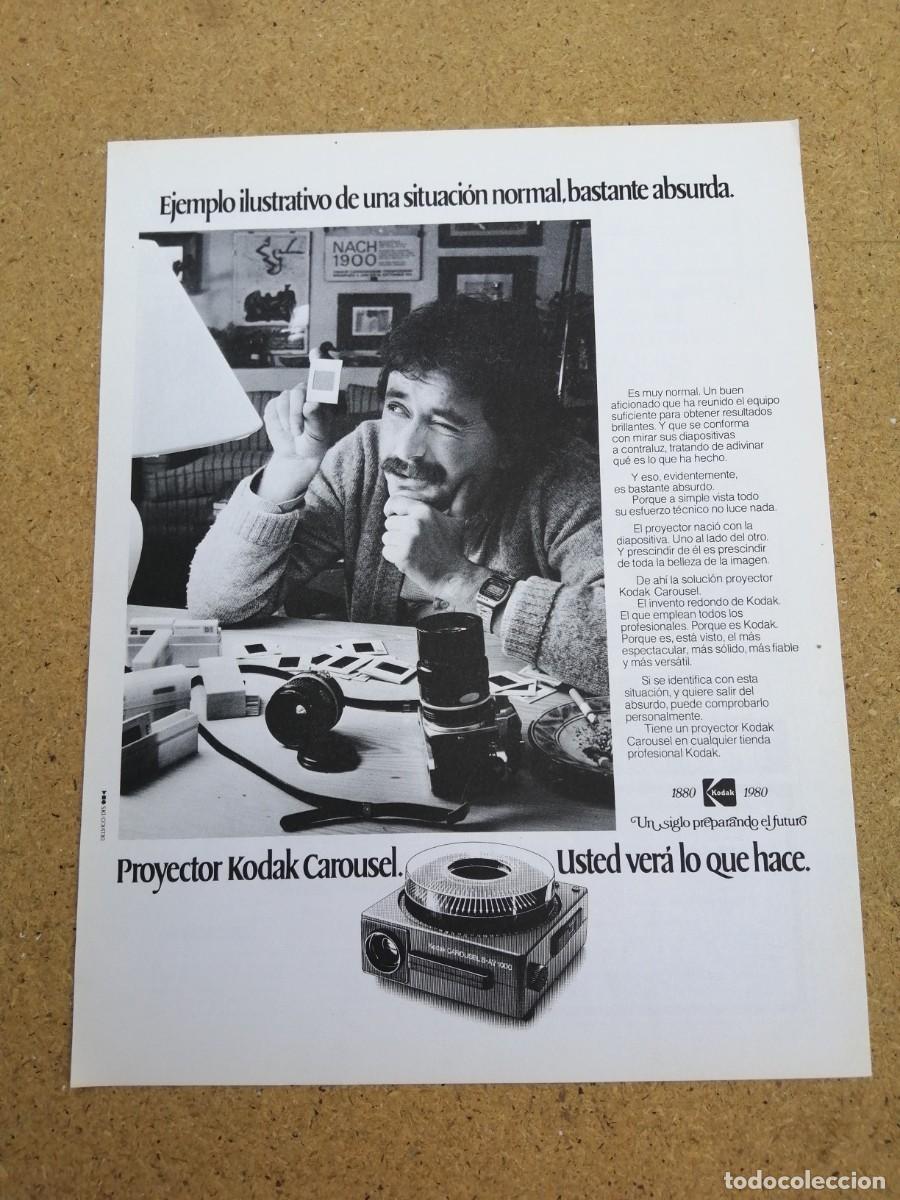 Otros art&iacute;culos de coleccionismo en papel: ANUNCIO. PROYECTOR KODAK CAROUSEL