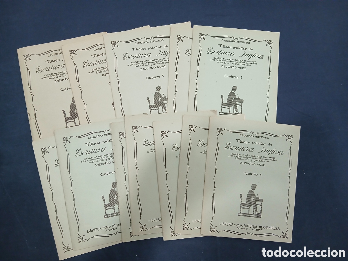 Otros art&iacute;culos de coleccionismo en papel: M&eacute;todo de caligrafia inglesa. Hernando. (L134)