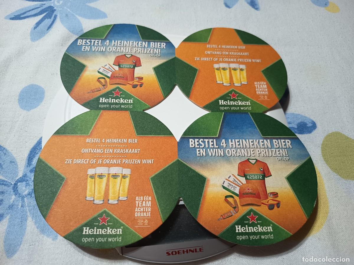 Otros art&iacute;culos de coleccionismo en papel: POSAVASOS CERVEZA HEINEKEN GRUPO