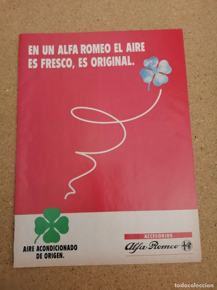 Otros art&iacute;culos de coleccionismo en papel: ANUNCIO. AIRE ACONDICIONADO ALFA ROMEO