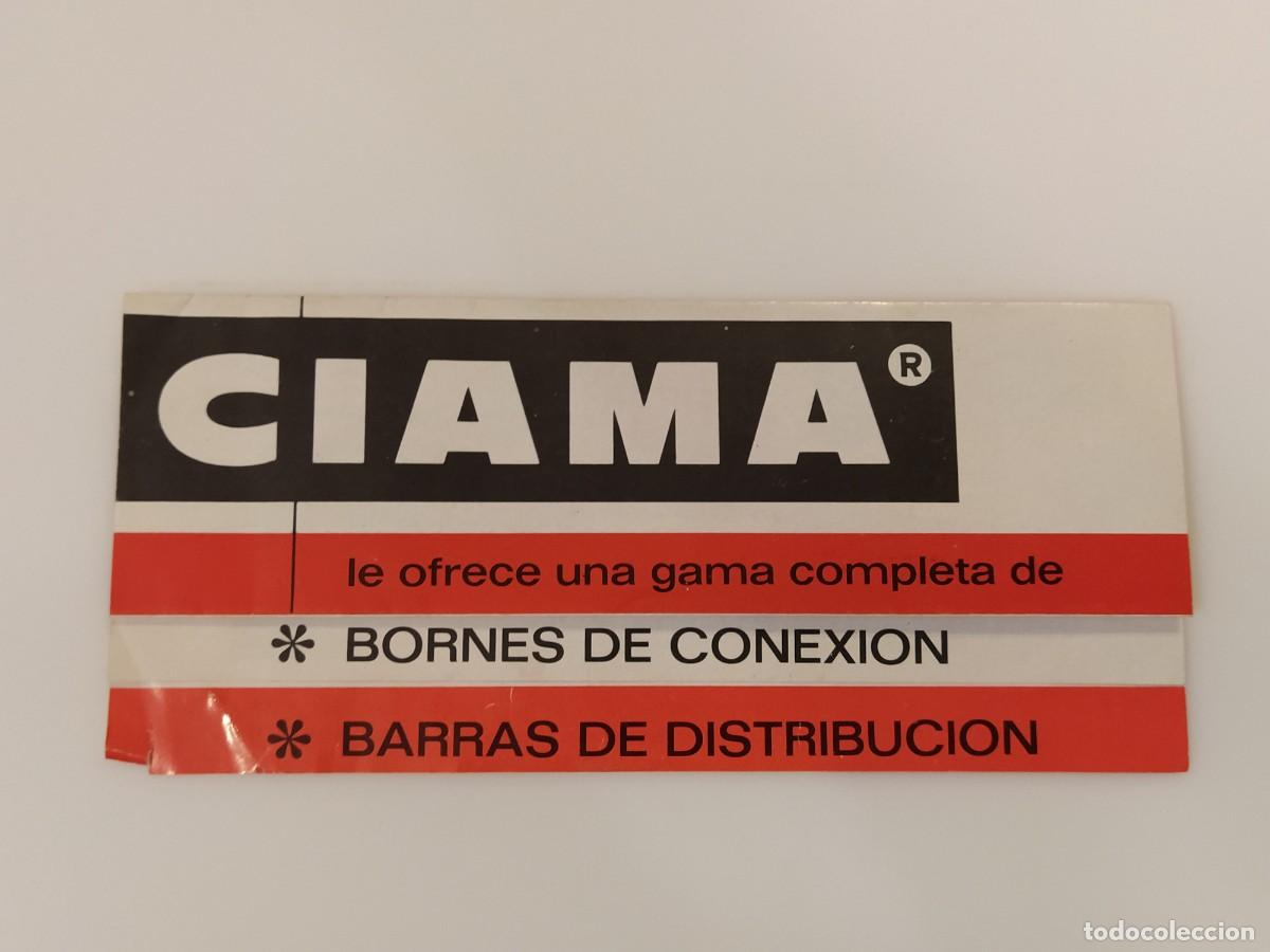 Otros art&iacute;culos de coleccionismo en papel: CIAMA - BORNES DE CONEXIOS BARRAS DE DISTRIBUCION - PUBLICIDAD -VER FOTOS