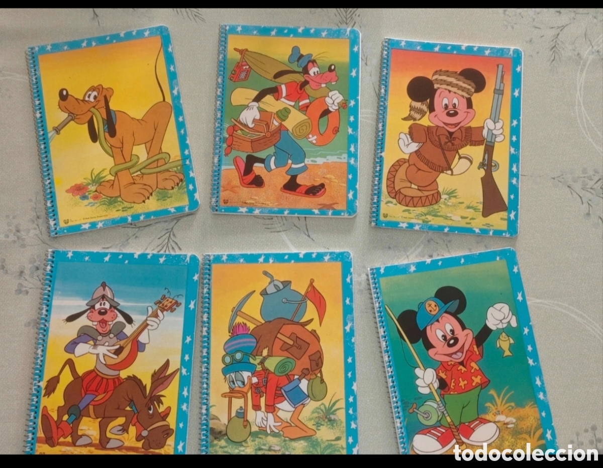Otros art&iacute;culos de coleccionismo en papel: Cuadernos Disney, Goofy, Mickey, Pluto