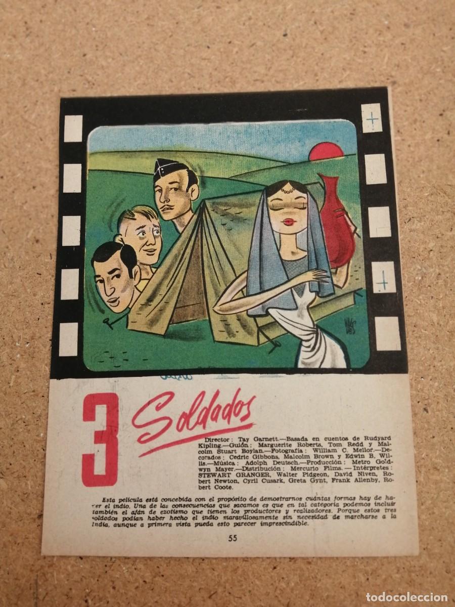 Otros art&iacute;culos de coleccionismo en papel: CRONICA CINE.3 SOLDADOS (STEWART GRANGER - WALTER PIDGEON - DAVID NIVEN)
