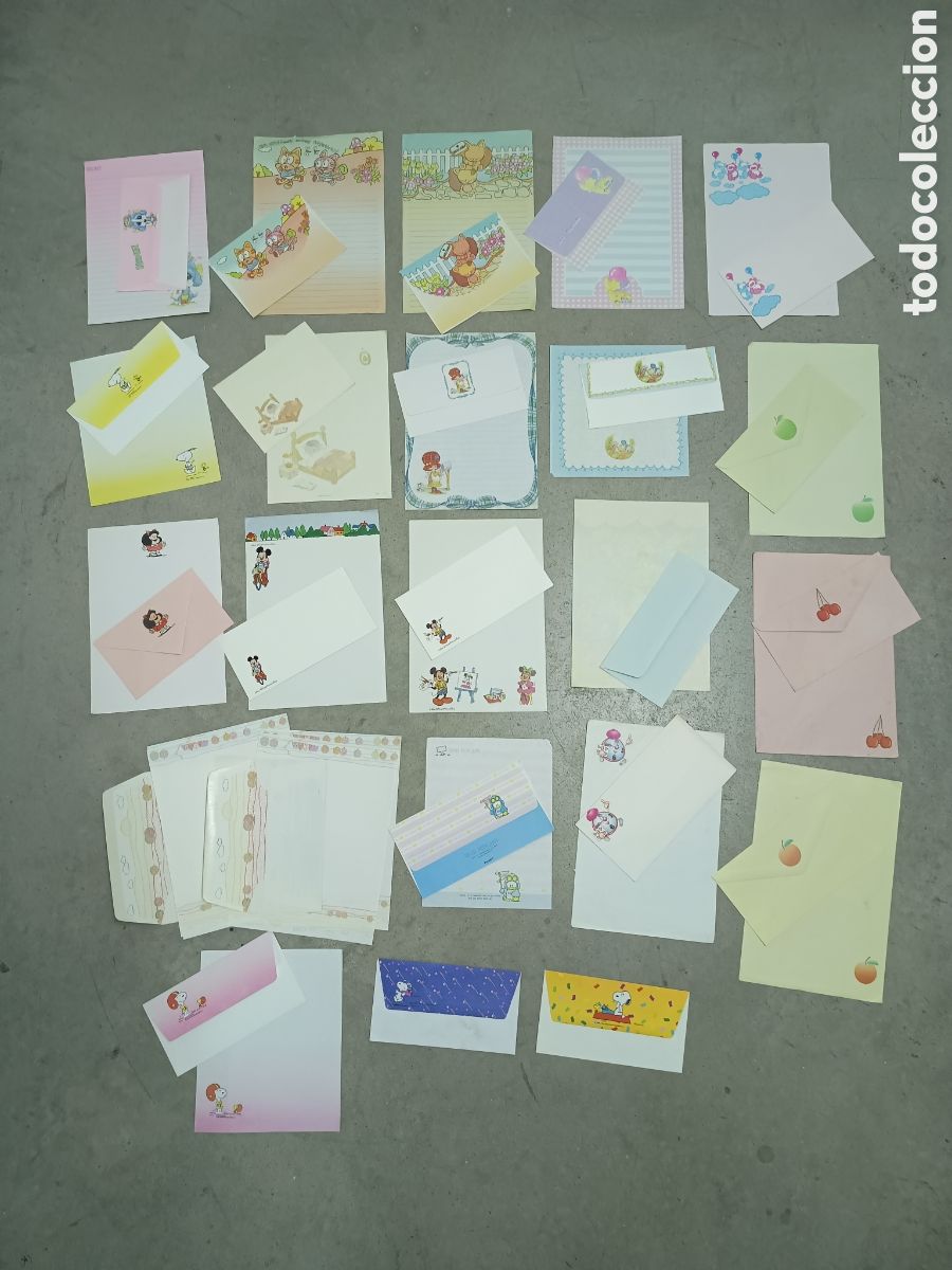 Collectionnisme Papier divers: LOTE CONJUNTO DE CARTA Y HOJA