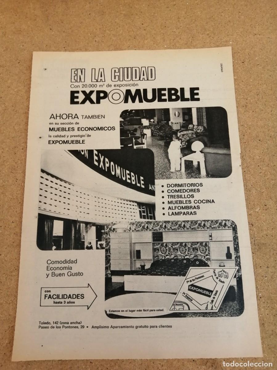 Otros art&iacute;culos de coleccionismo en papel: ANUNCIO. EXPOMUEBLE, MADRID