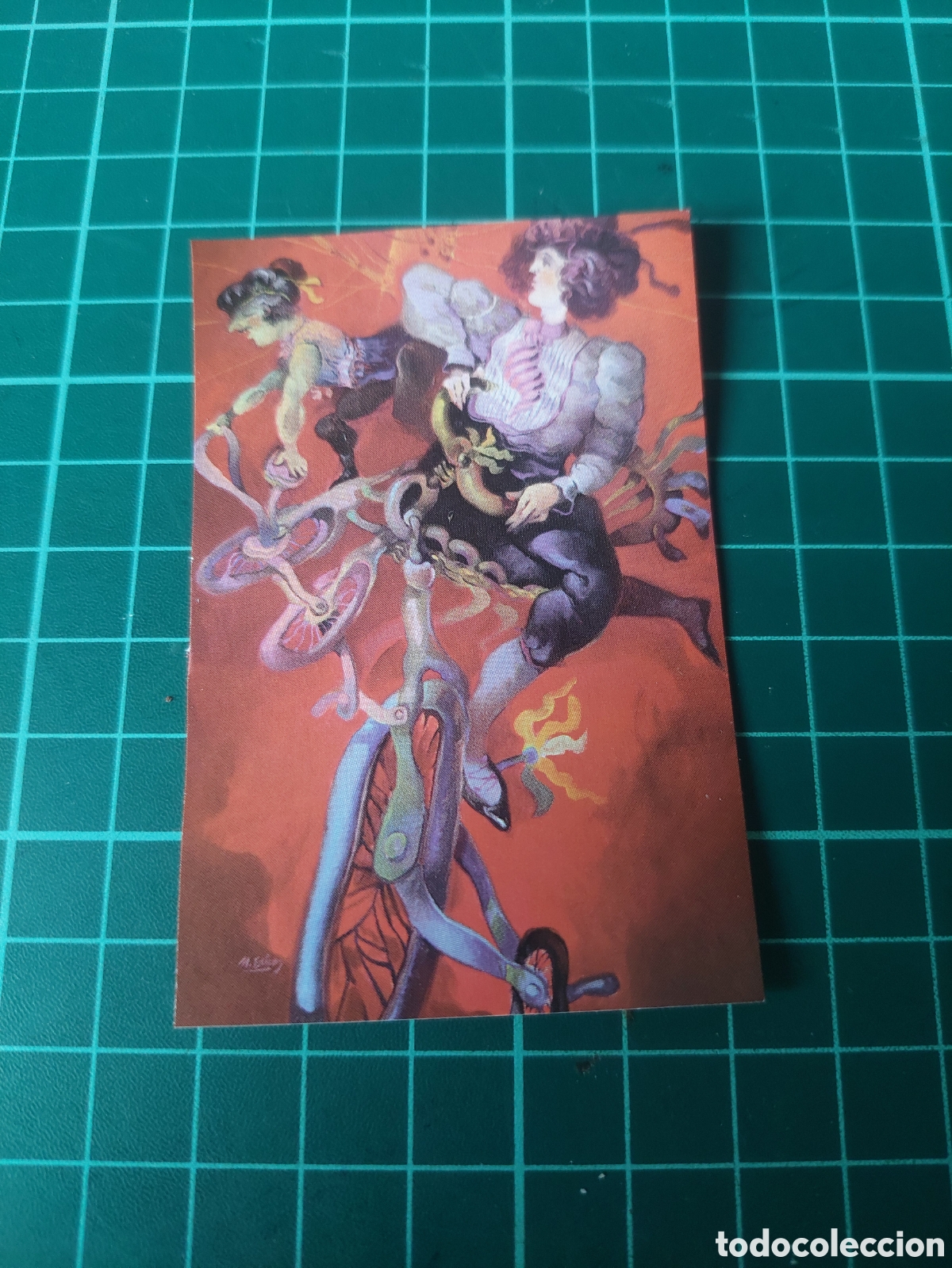 Otros art&iacute;culos de coleccionismo en papel: Arte etiqueta circo MANOLO ELICES