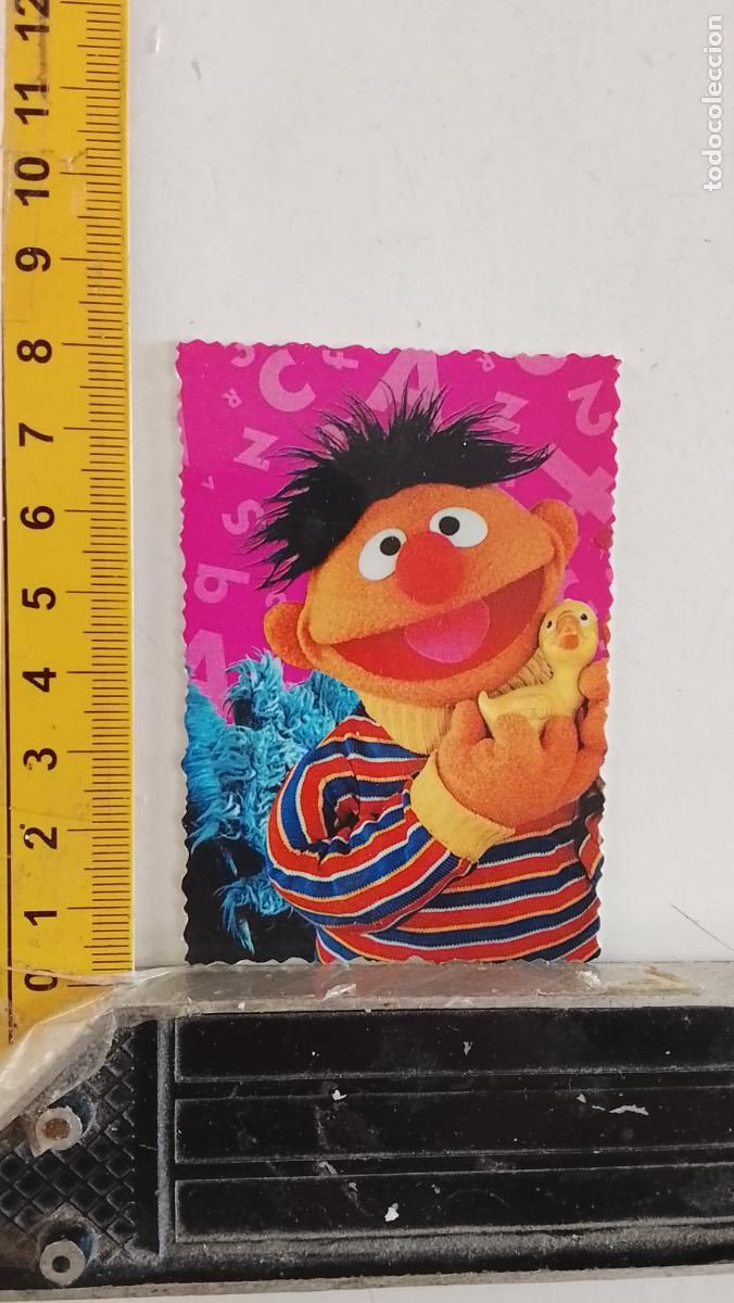 Paper Collecting Others: CARTON TROQUELADO DIBUJOS ANIMADOS SERIE DE TELEVISION BARRIO SESAMO PERSONAJES TROQUEL