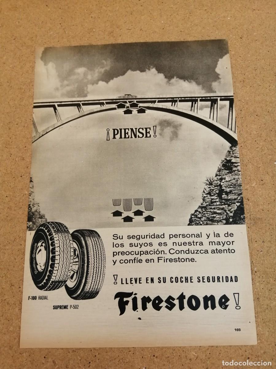 Otros art&iacute;culos de coleccionismo en papel: ANUNCIO. FIRESTONE..