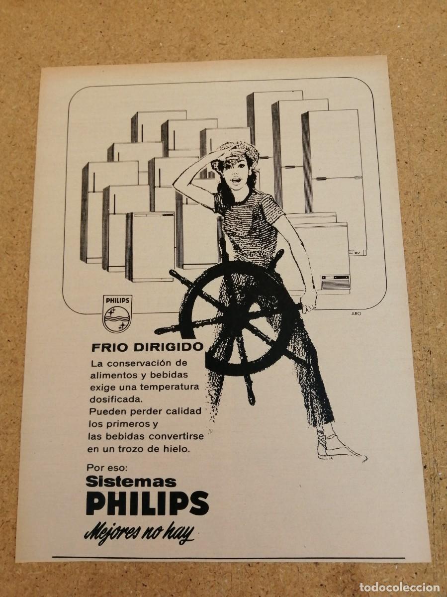 Otros art&iacute;culos de coleccionismo en papel: ANUNCIO. FRIO DIRIGIDO, SISTEMAS PHILIPS