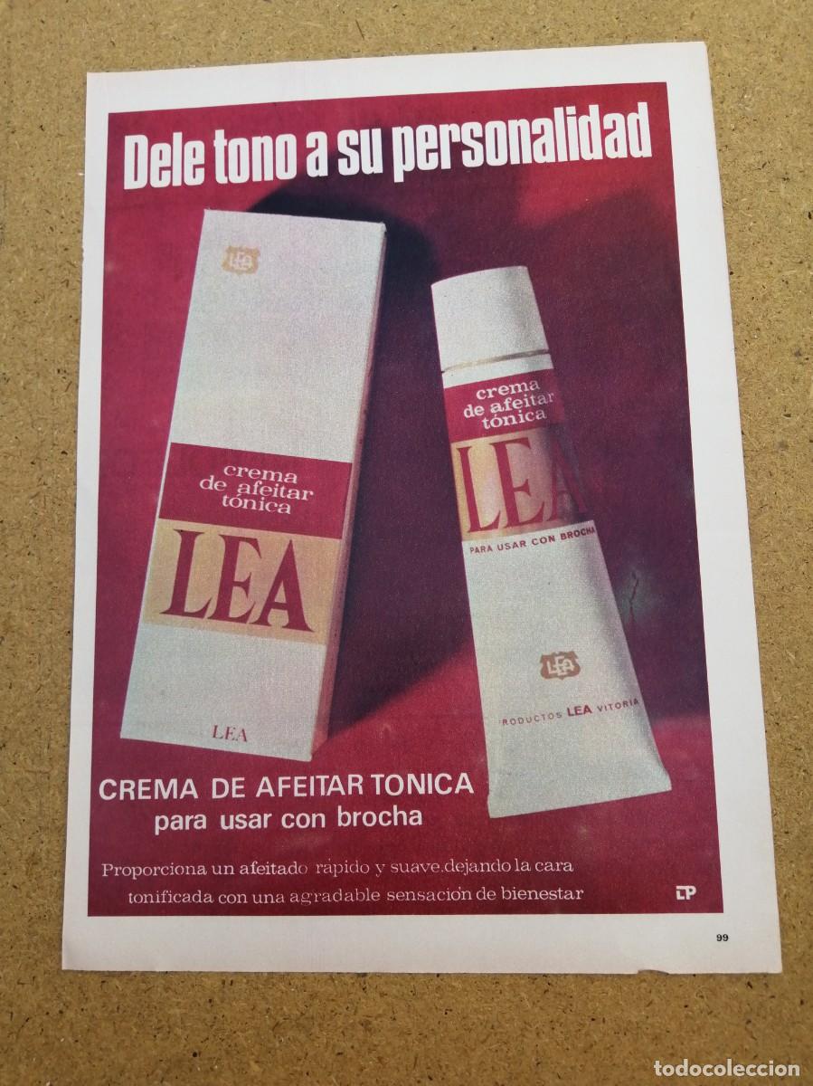 Otros art&iacute;culos de coleccionismo en papel: ANUNCIO. CREMA DE AFEITAR LEA