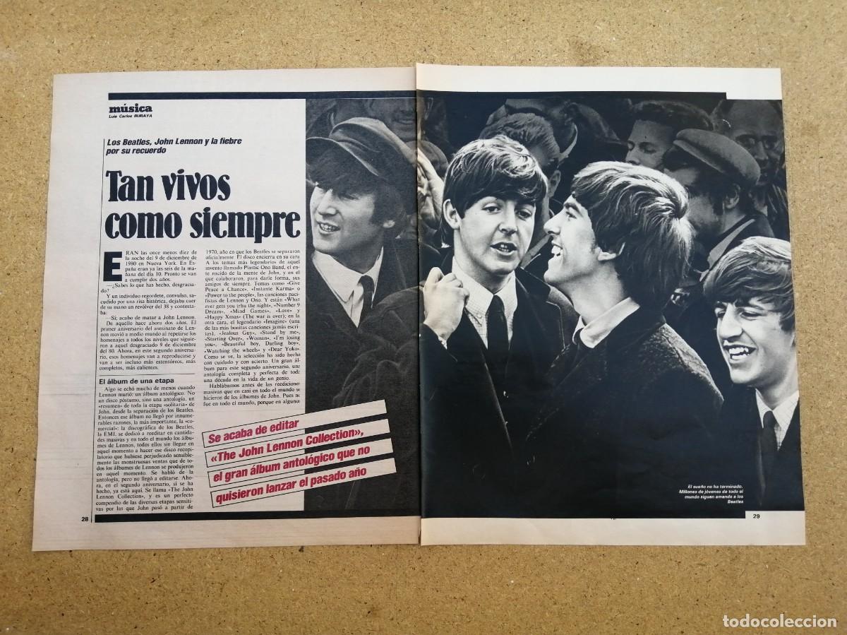 Otros art&iacute;culos de coleccionismo en papel: REPORTAJE. THE BEATLES, TAN VIVOS COMO SIEMPRE