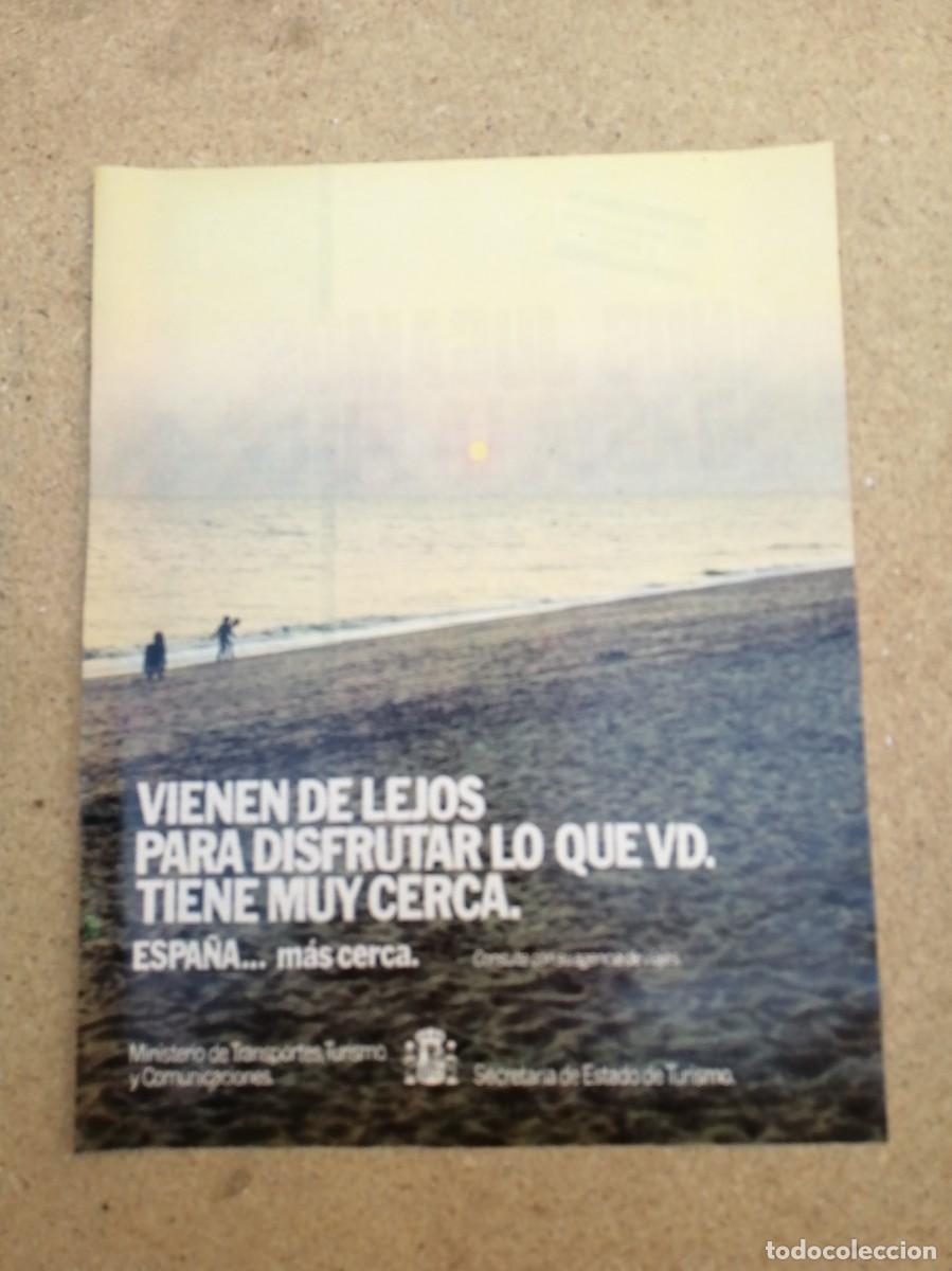 Otros art&iacute;culos de coleccionismo en papel: ANUNCIO. MINISTERIO DE TRANSPORTES, COMUNICACIONES Y TURISMO