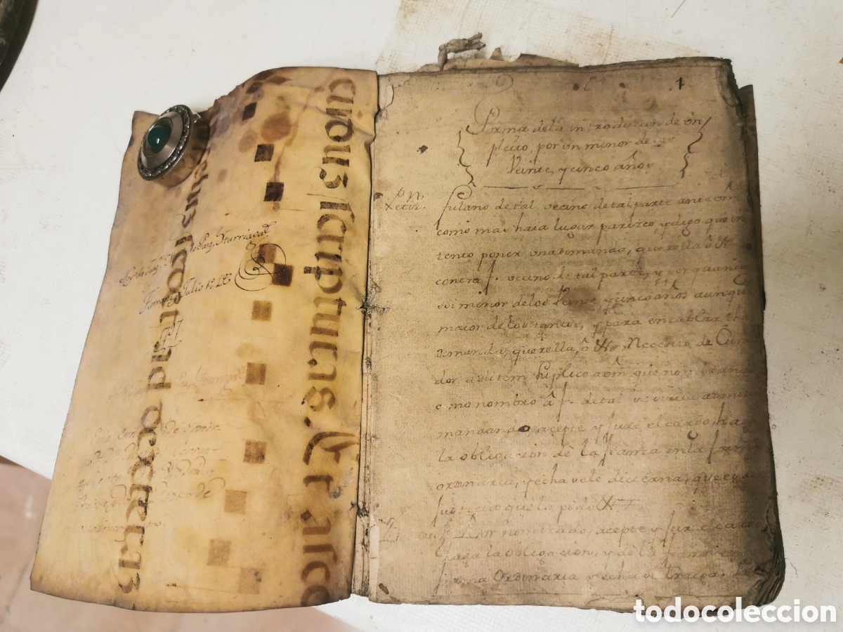Otros art&iacute;culos de coleccionismo en papel: Manuscrito 1797 Hernani