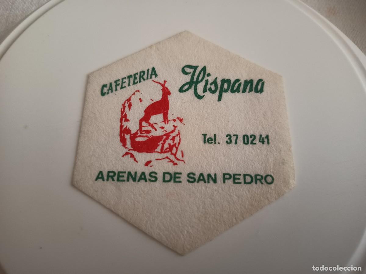 Otros art&iacute;culos de coleccionismo en papel: POSAVASOS CAFETERIA HISPANO-ARENAS DE SAN PEDRO-AVILA