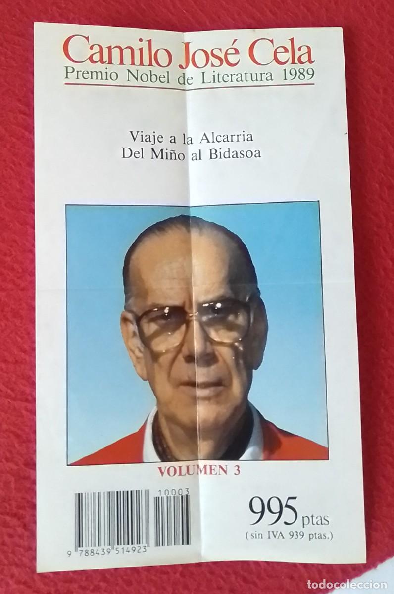 Outros artigos de papel: ANTIGUO FLYER, HOJA DE EDITORIAL, DE LIBRO O SIMIL CAMILO JOS&Eacute; CELA PREMIO NOBEL LITERATURA 1989...